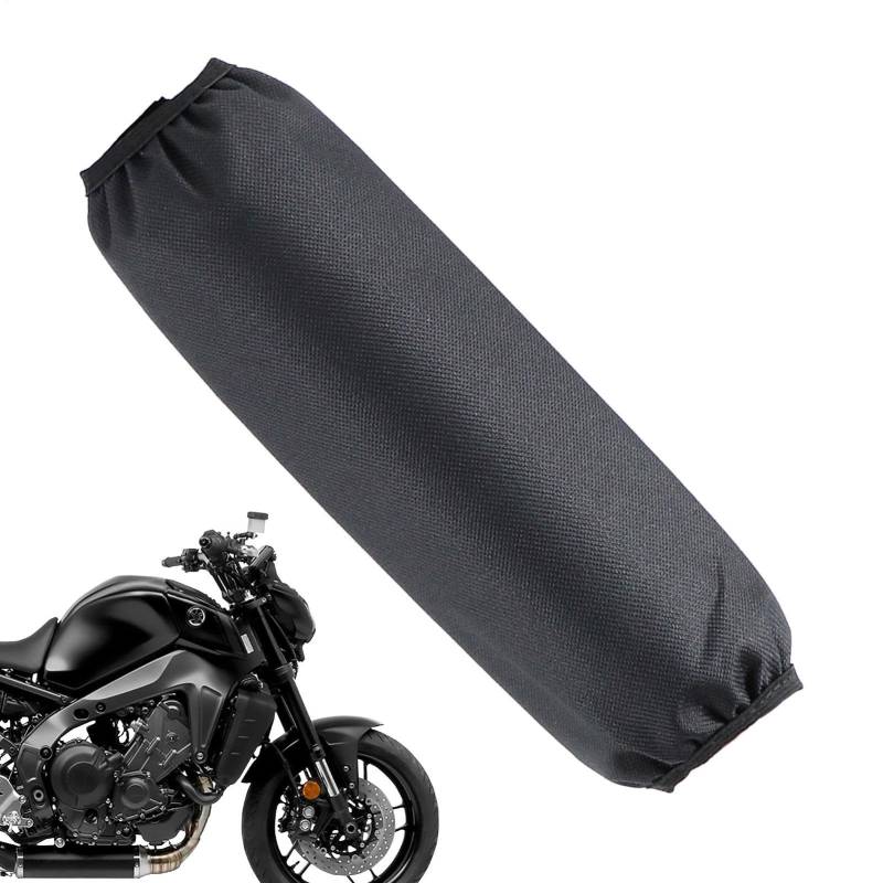 Motorcycle Front Fork Cover - Motorrad-Stoßdämpferschutz, Schutzhülle Stoßdämpferabdeckungen | Wasserdichter Staubschutz für Vorderradgabel, universelle Abdeckungen, Ersatz-Motorradzubehör von Generic