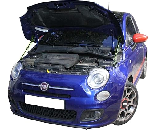 Motorhaubendämpfer kompatibel mit FIAT 500 2007+ (312_) Gasdruckfeder Motorhaube Dämpfer Gasfeder Stoßdämpfer Motorhaubenlifter 2 Stück von Generic