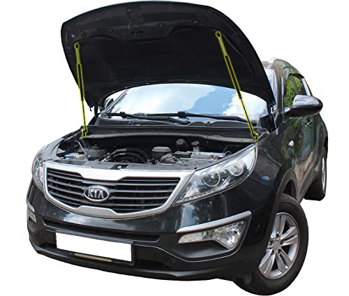 Motorhaubendämpfer kompatibel mit KIA SPORTAGE III 3 SL 2010-2016 Vordermotorhaube Modify Gasdruckfeder Unterstützung Stoßdämpfer 2 Stück von Generic