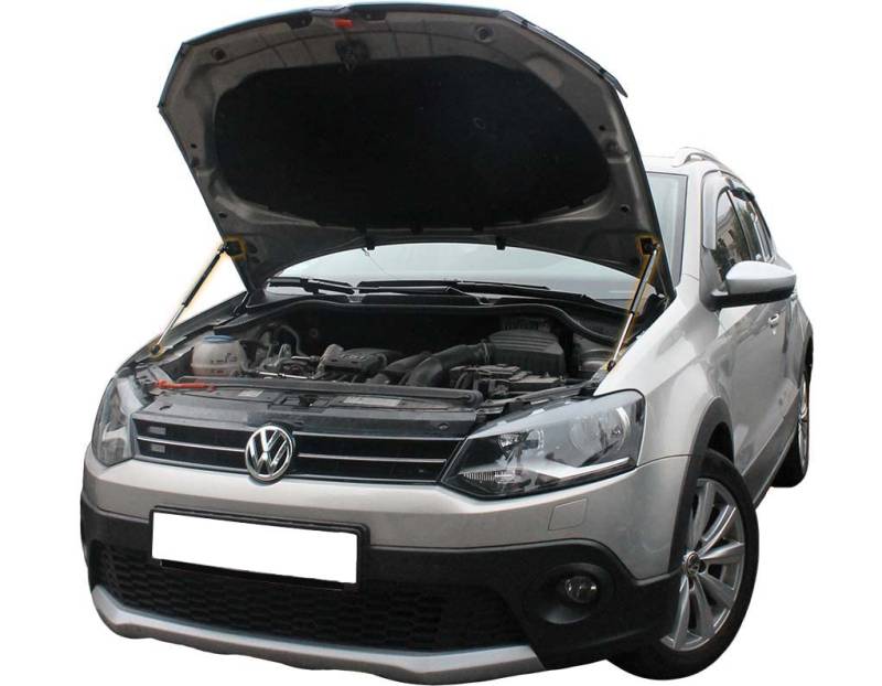 Motorhaubendämpfer kompatibel mit Volkswagen Polo 5 V 6R 2009-2017 Gasdruckfeder Motorhaube Dämpfer Gasfeder Stoßdämpfer Motorhaubenlifter 2 Stück von Generic