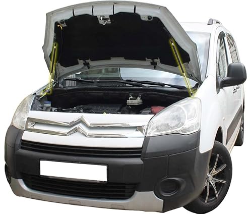 Motorhaubendämpfer kompatibel mit: Citroen Berlingo 2 II B9 2008-2018 Peugeot Partner 2 II 2008-2018 Gasdruckfeder Motorhaube Dämpfer Gasfeder Stoßdämpfer Motorhaubenlifter 2 Stück von Generic