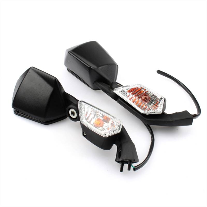 Motorrad Blinker Rückansicht Rückansicht Außenspiegel Für Kawasaki Für Ninja Zx10R 2008 2009 2010 2011 Zx6R 2005 2006 2007 2008 von Generic