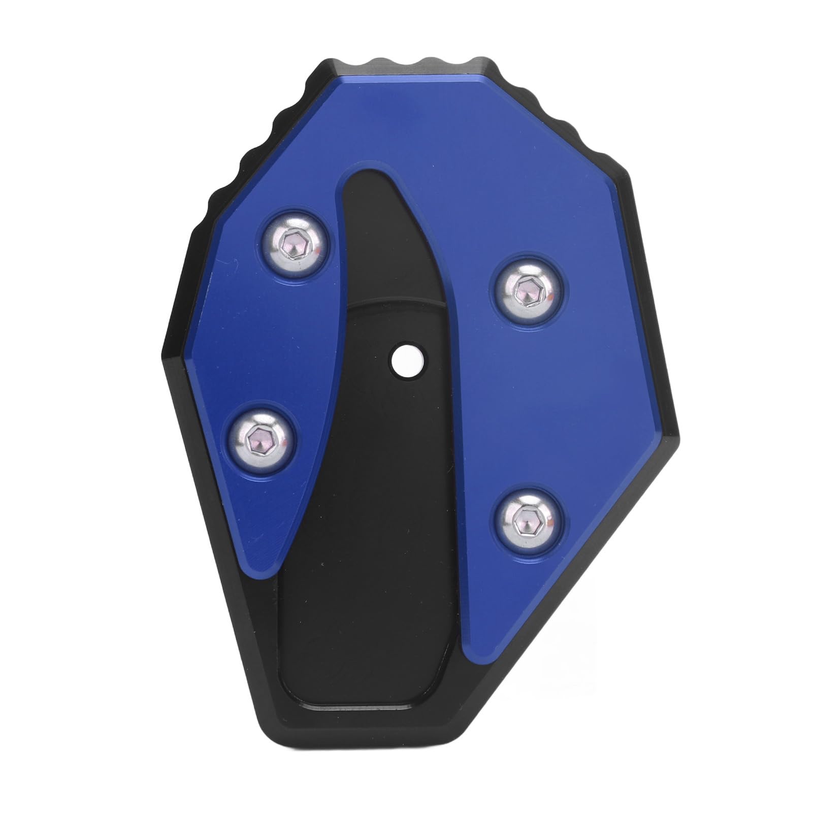 Motorrad-Fußverbreiterungsständer, Einfach zu Installierendes Motorrad-Seitenständer-Pad aus Aluminiumlegierung, Rutschfest, Robust, Hochfest, für XMAX 400 NMAX155 AEROX155 (BLUE) von Generic