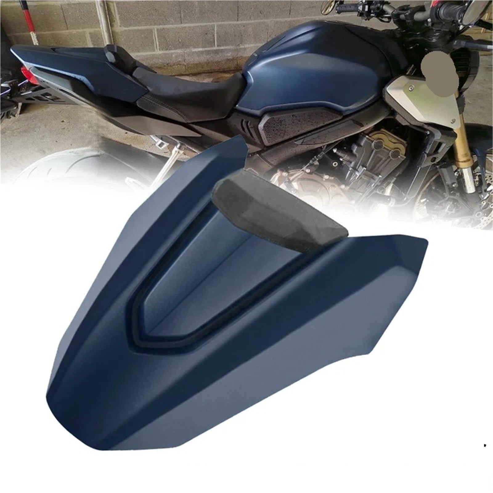 Motorrad-Kotflügel Für Honda CB650R 2019 2020 Motorrad Hinten für Sitzbezug CBR CB 650R Hinten Schwanz Verkleidung Gugel Buckel Schutz Zubehör(Matte Blue) von Generic