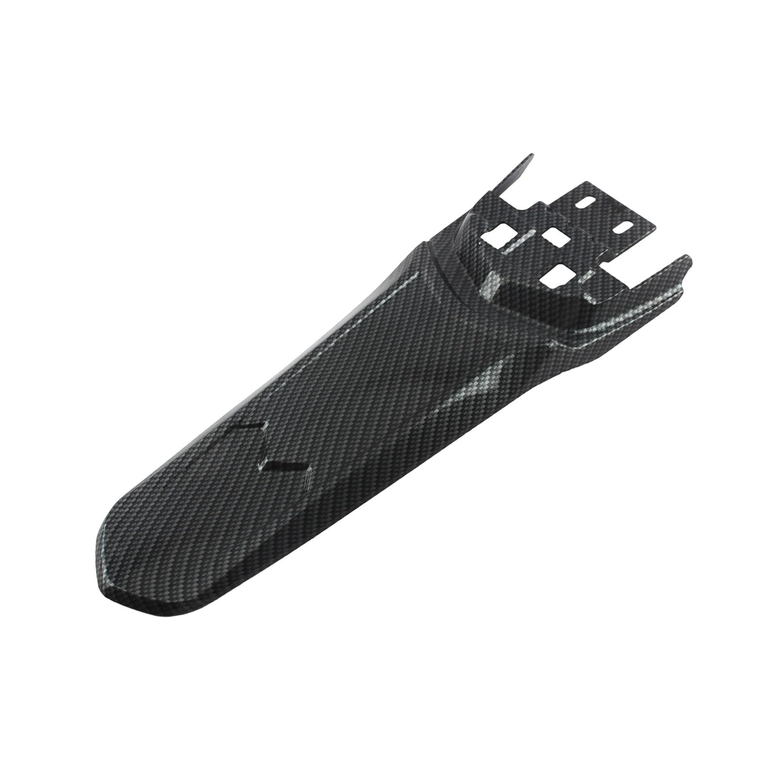 Motorrad-Kotflügel Für Surron Light Bee Wassertransfer Carbon Fiber Extended Tail Hinten Vorne Kotflügel Batterie Abdeckung SUR-Ron Zubehör(Extended Rear Fender) von Generic