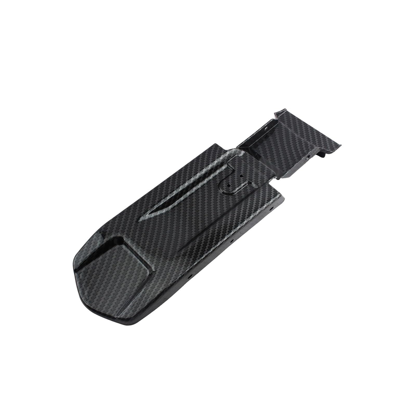 Motorrad-Kotflügel Für Surron Light Bee Wassertransfer Carbon Fiber Extended Tail Hinten Vorne Kotflügel Batterie Abdeckung SUR-Ron Zubehör(Lower Guard Plate) von Generic