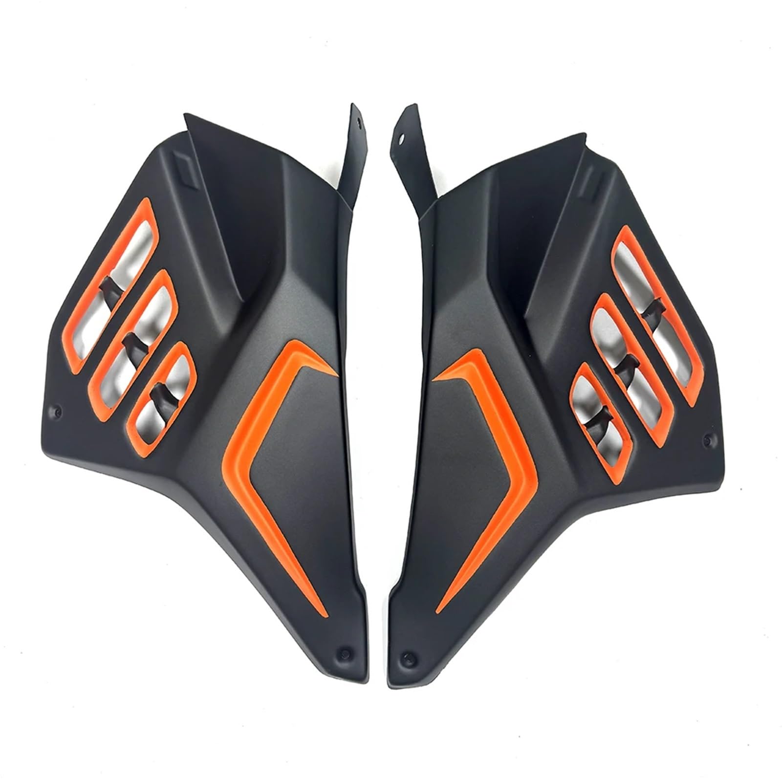 Motorrad-Kotflügel Neue CBR650R Rahmen Spoiler Für Honda CBR 650R 2019 2020 2021 2022 2023 Körper Seite Abdeckung Panel Rahmen Gugel verkleidung(Matte Black orange) von Generic