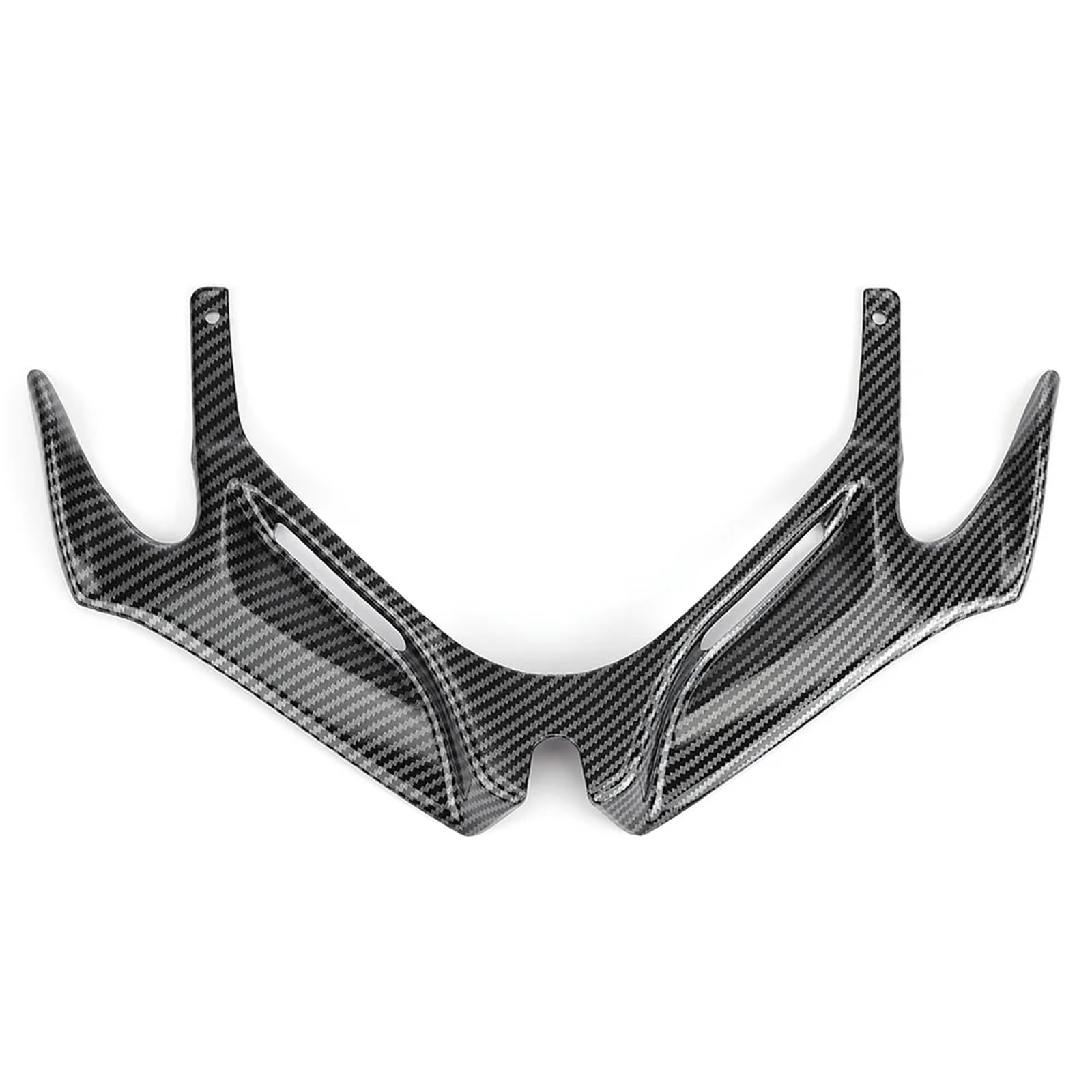 Motorrad-Kotflügel Schnabelnase-Verlängerungsabdeckung, ABS-Kunststoff-Spoiler, vordere Winglet-Verkleidung, aerodynamisches für Honda CBR250RR 2017–2023, CBR 250 RR(Carbon) von Generic