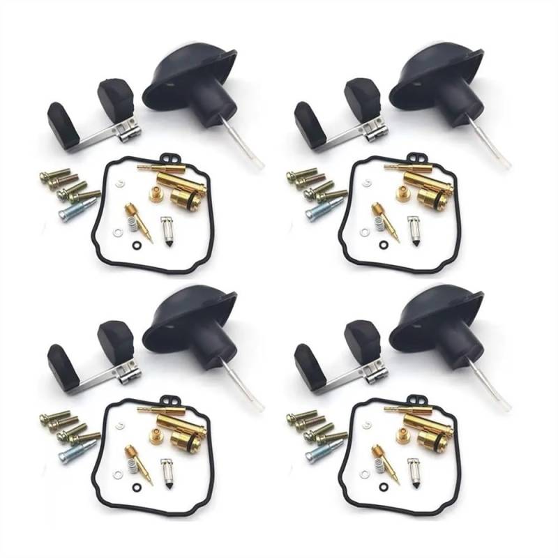 Motorrad-Vergaser-Reparatursatz mit Kolbenmembran-Schwimmer-Umbauteilen for XV250 XVS650 V-Star650 250 650(4 SET) von Generic