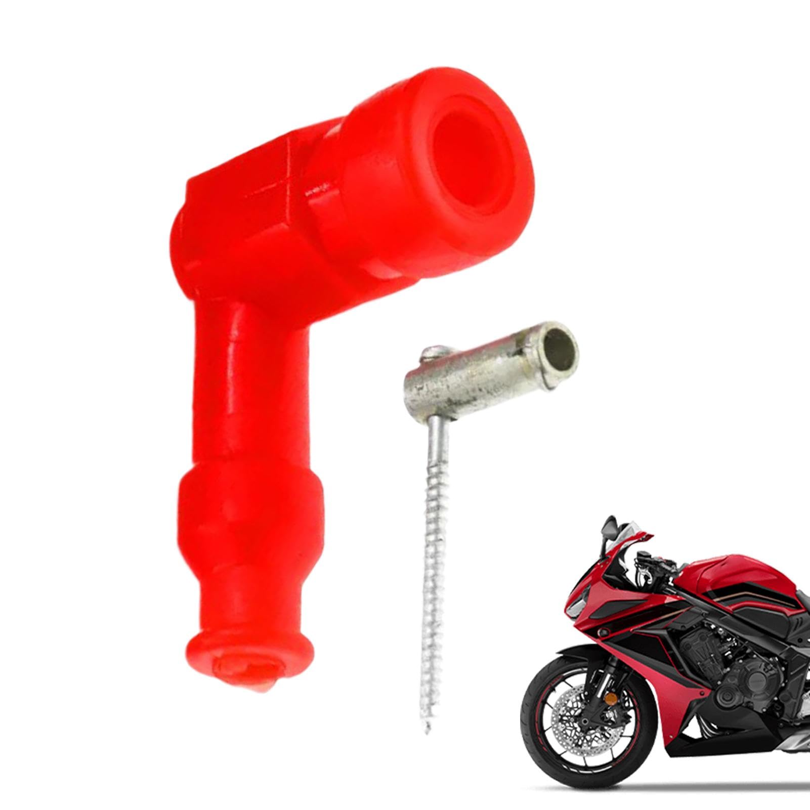 Motorrad-Zündkerzenstecker, Zündkerzenstecker - Wasserdichte Motoren-Zündkerzenmanschette,Staubdichtes, widerstandsfreies Motorradzubehör-Ersatzteil für den Motor von Generic