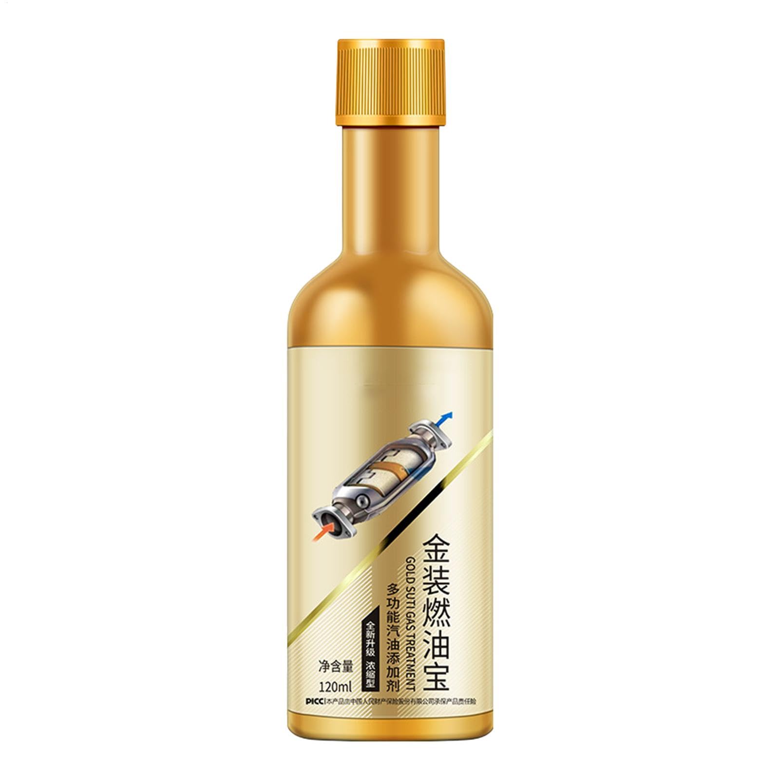 Motorreiniger, Auto Kraftstoff Gold Kraftstoffablagerung Entfernung Kraftstoff Additiv Automotorenreiniger 120 Ml, Ventile Und Brennkammerentfernung | Motorräumer von Generic