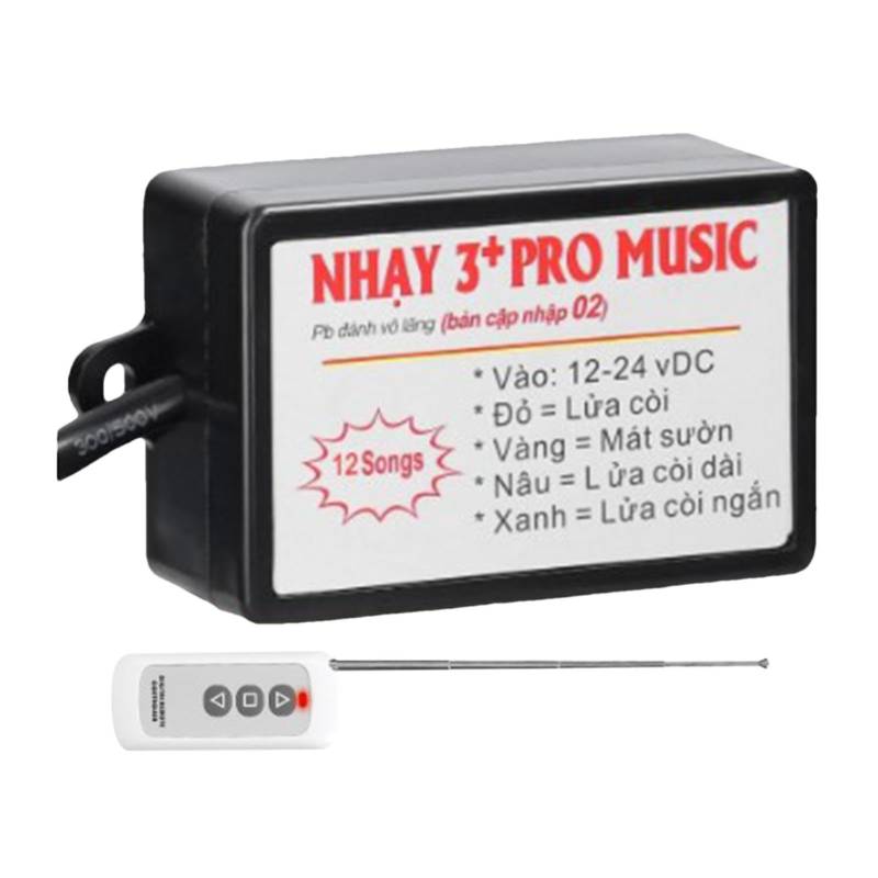 Multi-Lautsprecher-Controller – Elektrischer Hupenlautsprecher, Auto-Verstärker-Tuner-Controller – Auto-Sound-Tuner-Lautsprecher-Controller | Nhay 3 Pro Music High Speed ​​​​12 von Generic