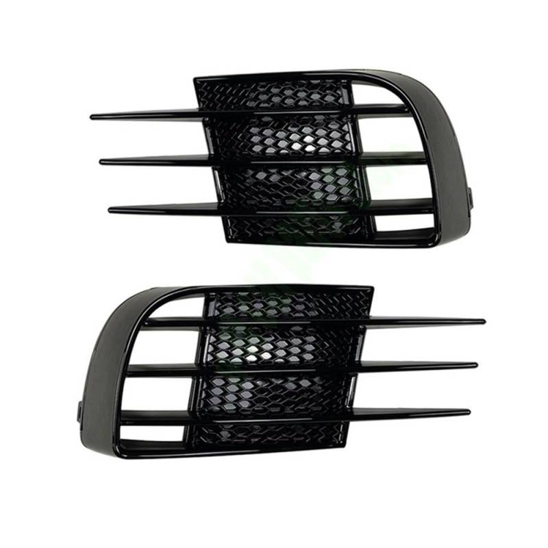 Nebelscheinwerfer-Schatten, Nebelscheinwerfer-Kühlergrill-Hauben, Augenbrauen-Augen-Windmesser-Abdeckungsverkleidung ABS für Golf 6 MK6 GTI GTD 2008-13 von Generic