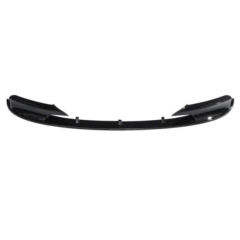 Neue 2 x Auto Frontlippe Kinn Stoßstange Karosserie Kits Schürzen Kompatibel mit BMW F30 3er Serie 2012–2018 M Style Frontstoßstange Spoiler Lippe Splitter (Kohlefaserfarbe) von Generic