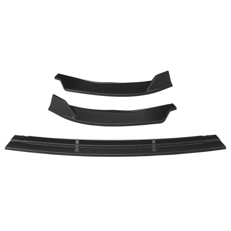 Neue Auto Frontstoßstange Splitter Lippe Spoiler Diffusor Abdeckung Trim Deflektor Lippen Kompatibel mit Mercedes Benz W205 C-Klasse Sport 2019-2020 (Matter Black) von Generic