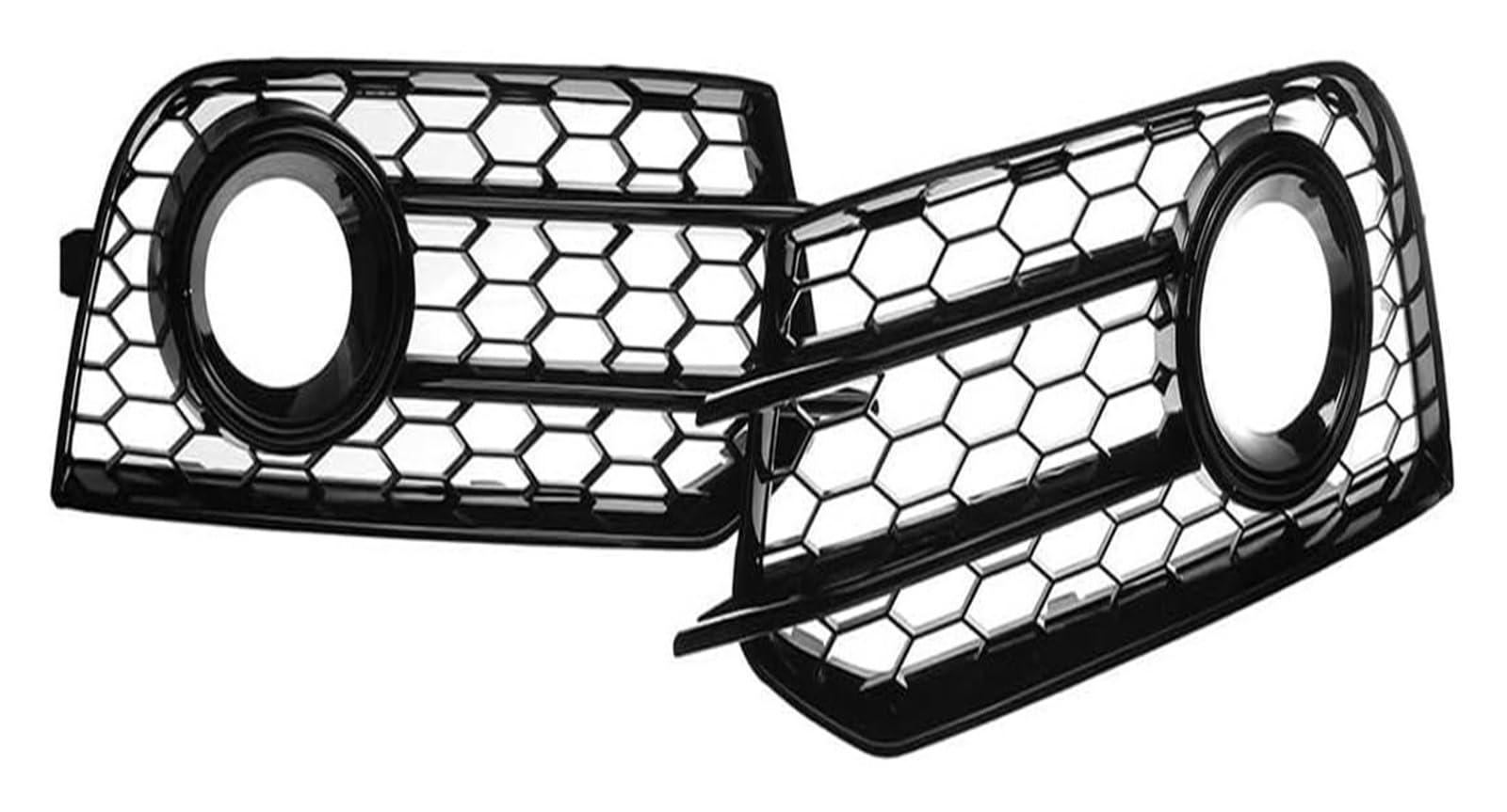 Niere Kühlergrill Für A1 8X 2010-2014 Honeycomb Mesh Nebelscheinwerfer Haube X0807681A 8X0807682A Auto Gitter Auto Front Stoßstange Nebel Lampe Grill von Generic