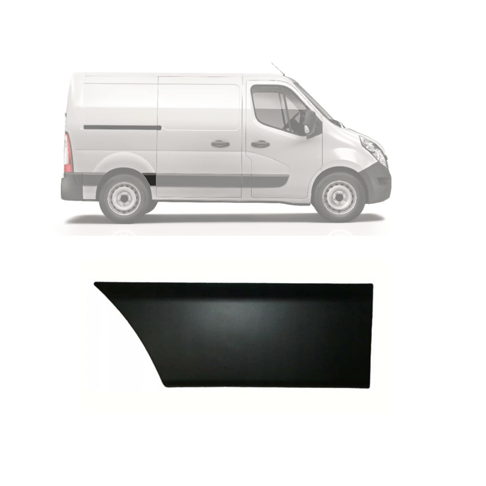 O/S Zierleiste hinten rechts passend für Master III Movano NV 400 768F30006R von Generic