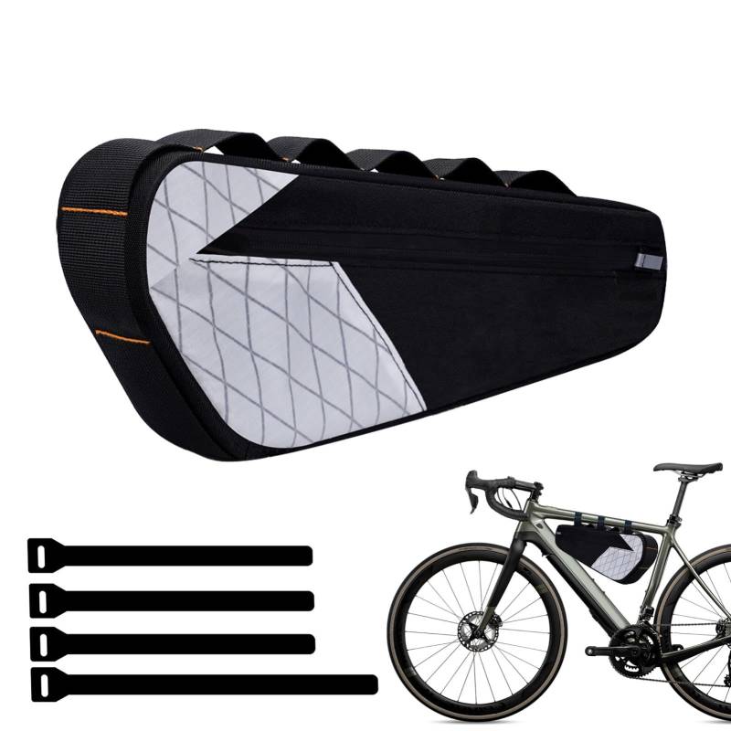 Oberrohr-Fahrradtasche – Fahrradrahmentasche, wasserdichte Rahmentasche, Fahrradzubehör, Fahrradtasche, Kurzstrecken-Pendeln, Langstreckenreisen, Telefon, Schlüssel, Oberrohr-Fahrradtasche, von Generic