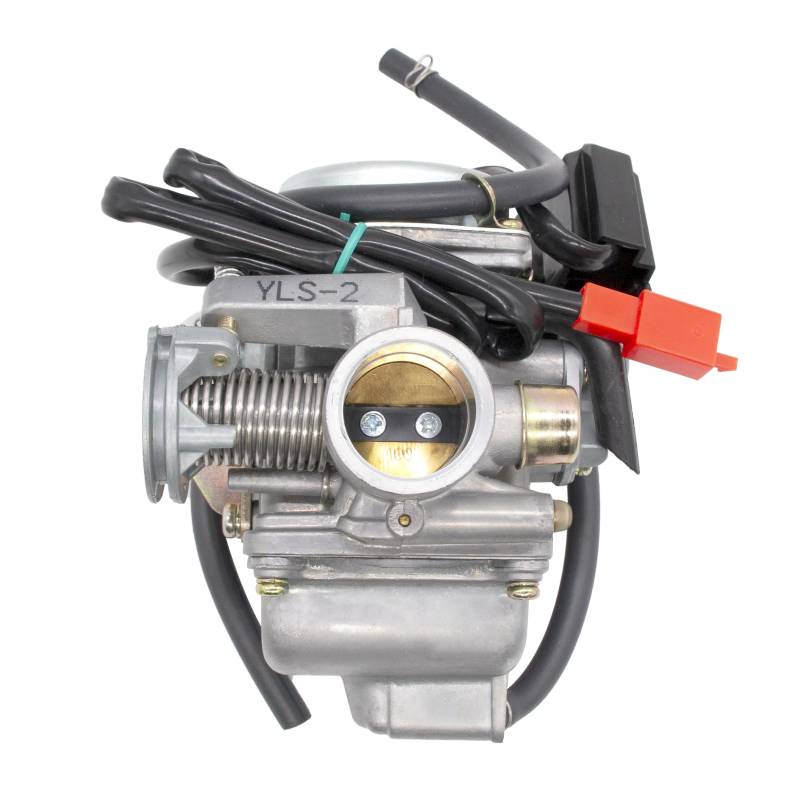 PD24J Vergaser 24 mm mit Kraftstofffilter Ansaugstutzen passend für GY6 125cc 150cc 152QMJ 157QMI für ATV PD24J 24mm 125CC 150CC BAJA Scooter von Generic