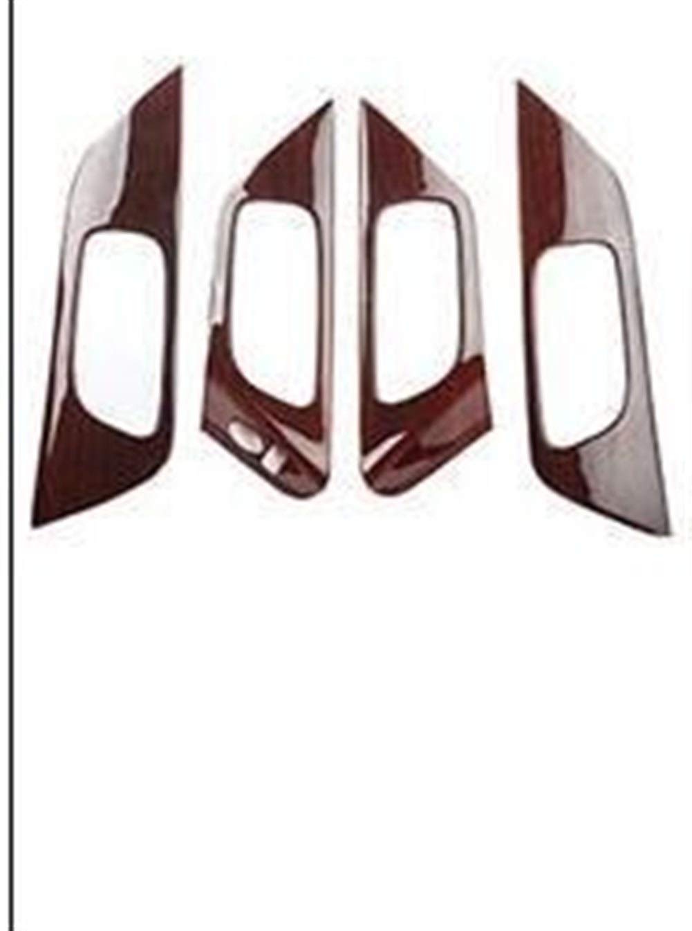 Peach Holzmaserung Fenster Switch Panel-Abdeckungs-Ordnung gepasst for Nissan Teana Fit for Altima 2013-2018 Interieurleisten Innenausstattung(E) von Generic