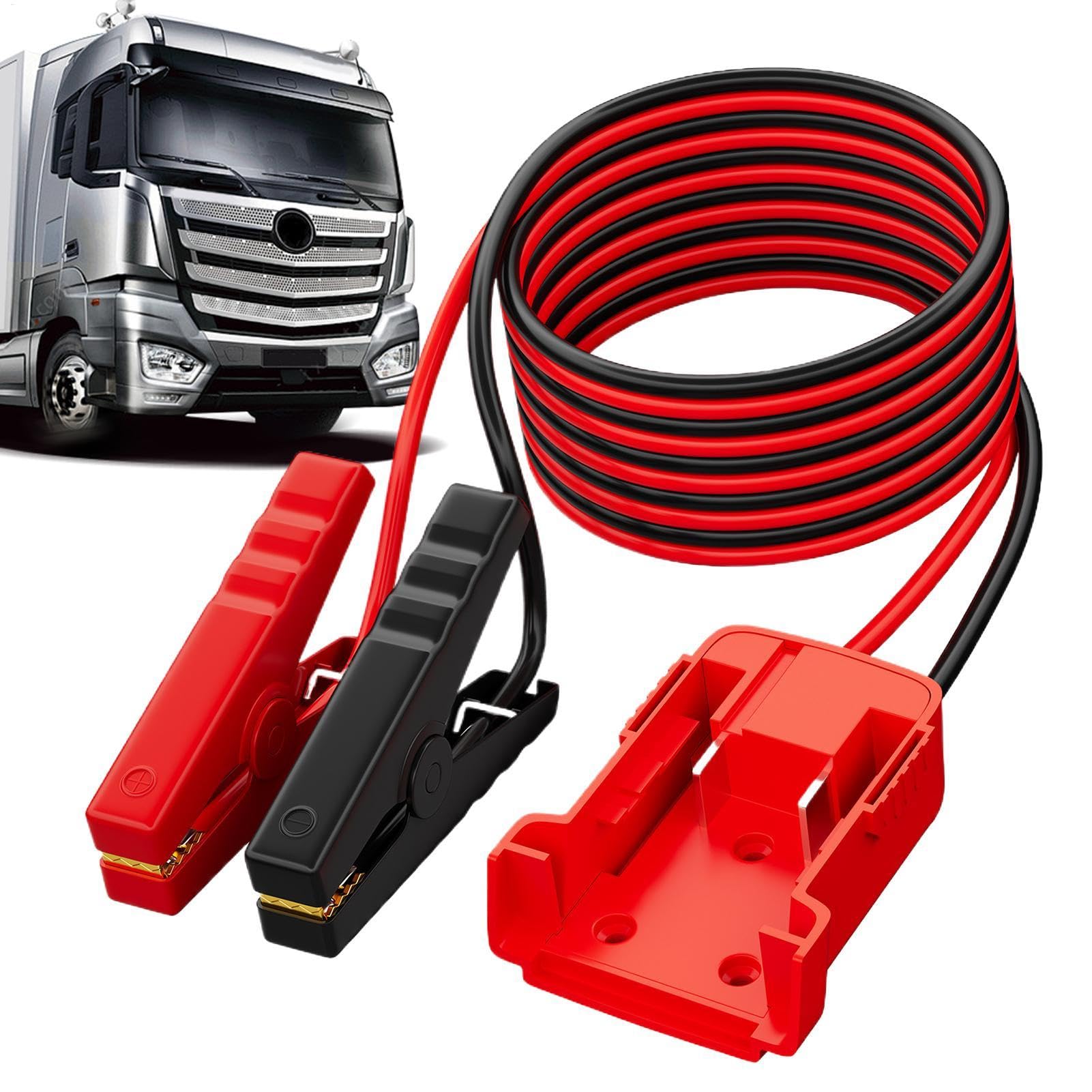 Pullover Kabel - Weitsprung -Leads | Auto -Batterie -Sprungleitungen | Kabel Jump Battery | 6 Fuß Sprungstartkabel für LKW | Auto -Jumper -Drahtkit | Automobil -Jumper -Konvertierung 100A Hochstrom von Generic