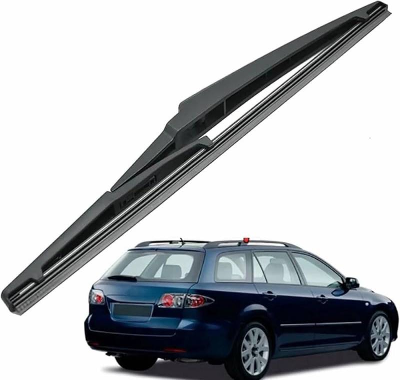 QILING Scheibenwischer für Mazda 6 Wagon 2002 2003 2004 2005 2006 2007 2008, Wischblätter Ersatzfedern Autoteile von Generic