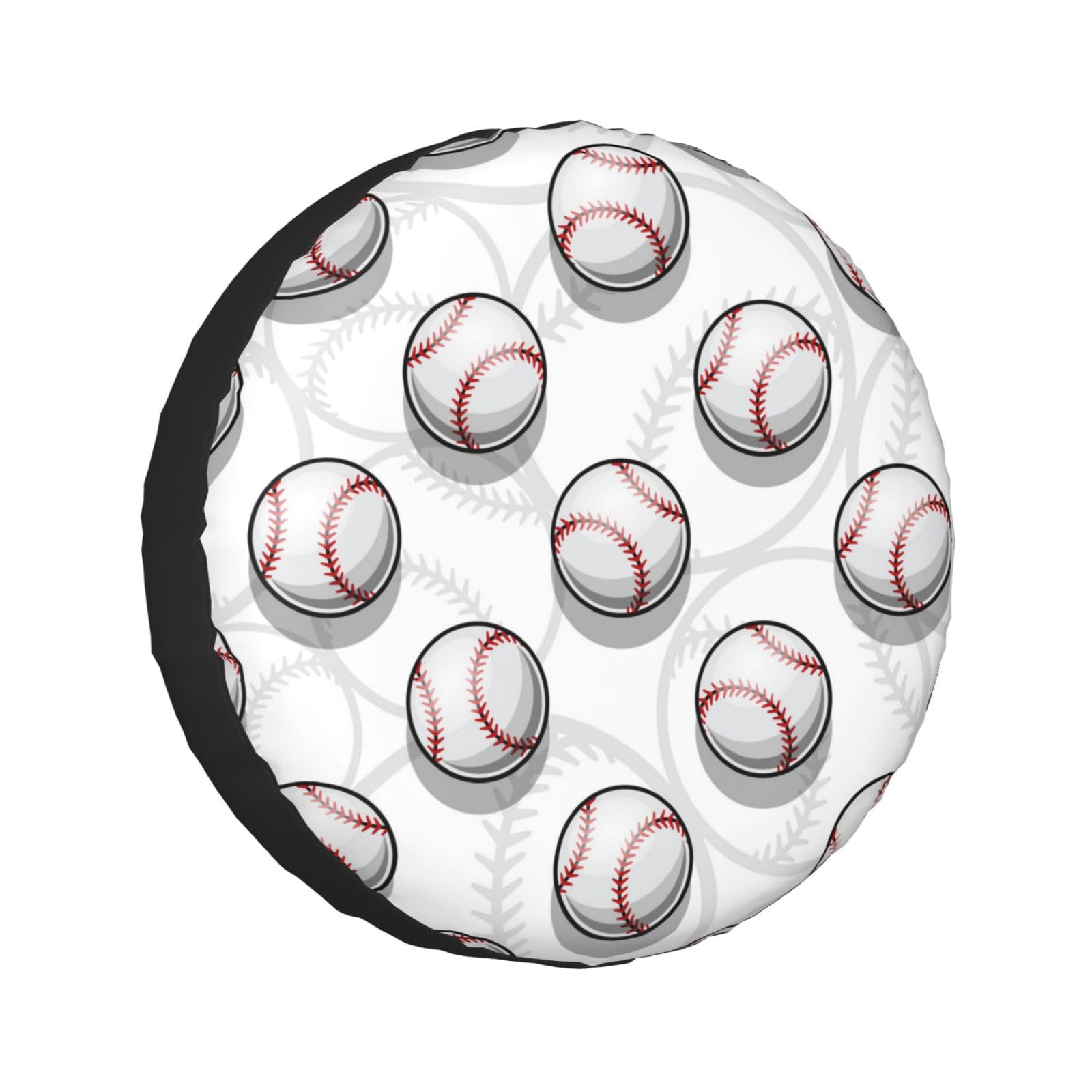 Reifencover Baseball Ball Die Reifencover Wetterfest Radhülle Gedruckte Ersatzradabdeckung, Für Anhänger, SUV, 16in von Generic