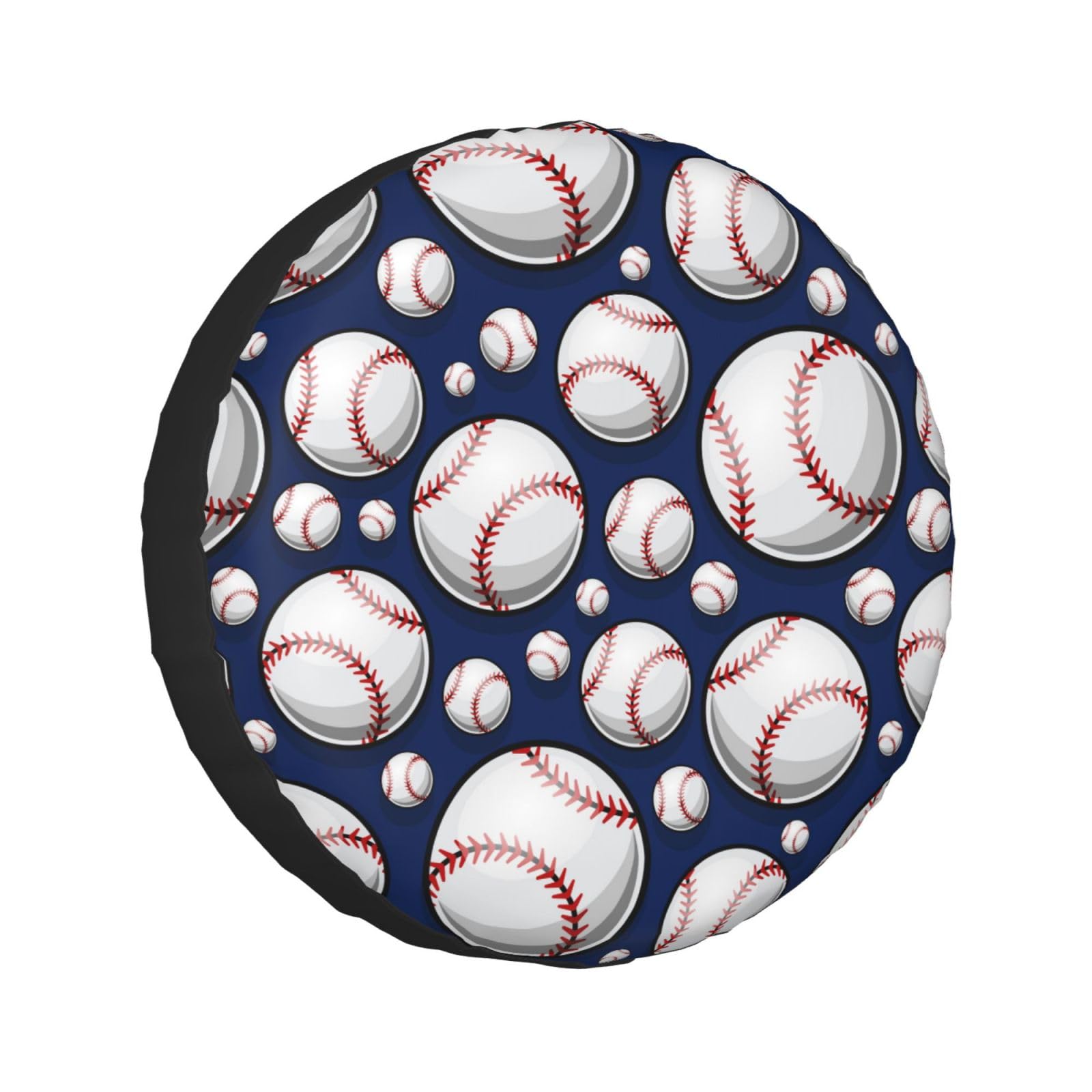 Reserveradabdeckung Baseball Ball Ersatzrad Abdeckung Schutz Aufbewahrungstasche Uv Radhülle, Für Car Zubehör, Wohnwagen, 16in von Generic