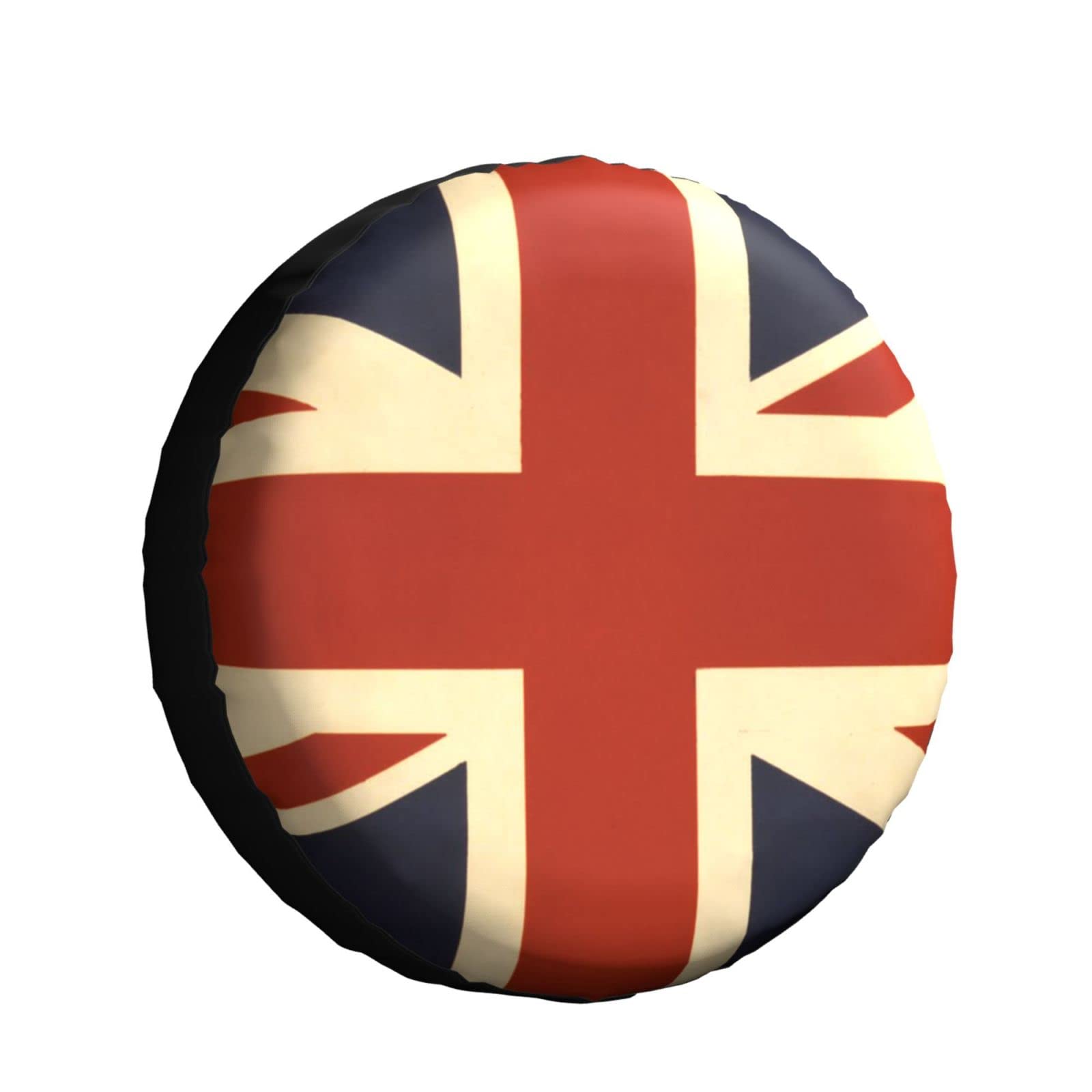 Retro Britische Flagge Reifencover Staubdicht Reserverad Reifenabdeckung Sonnenschutz Ersatzrad Abdeckung Universal Für Wohnmobil Auto LKW 15inch von Generic