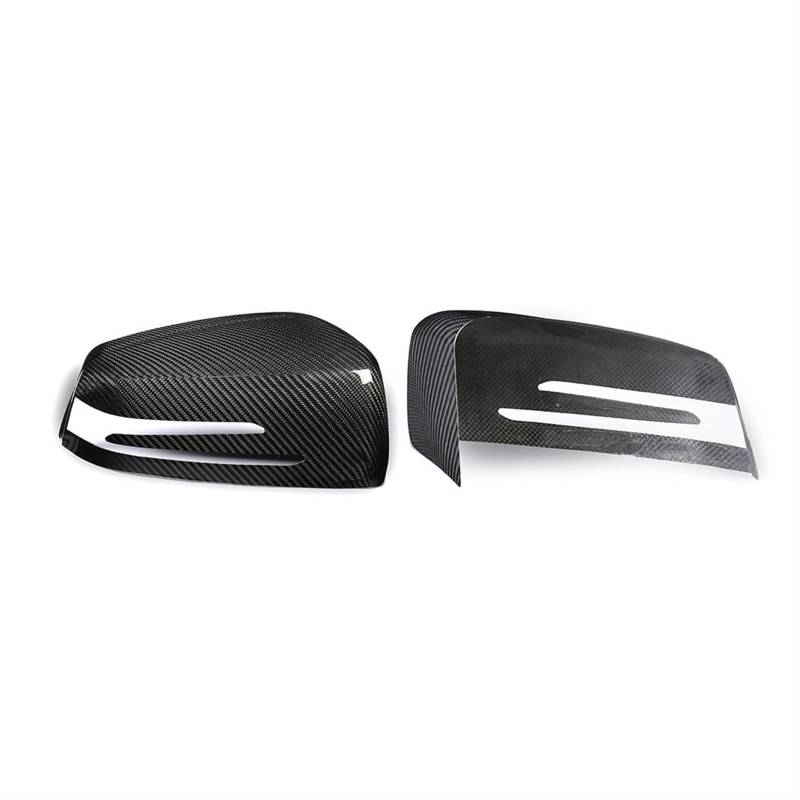 Rückspiegelabdeckung Für Mercedes Für AC CLS E CLA Klasse W204 W207 W212 W176 W218 W221 Carbon Fiber Spiegel Abdeckung Carbon Spiegel Carbon Kappen(5) von Generic