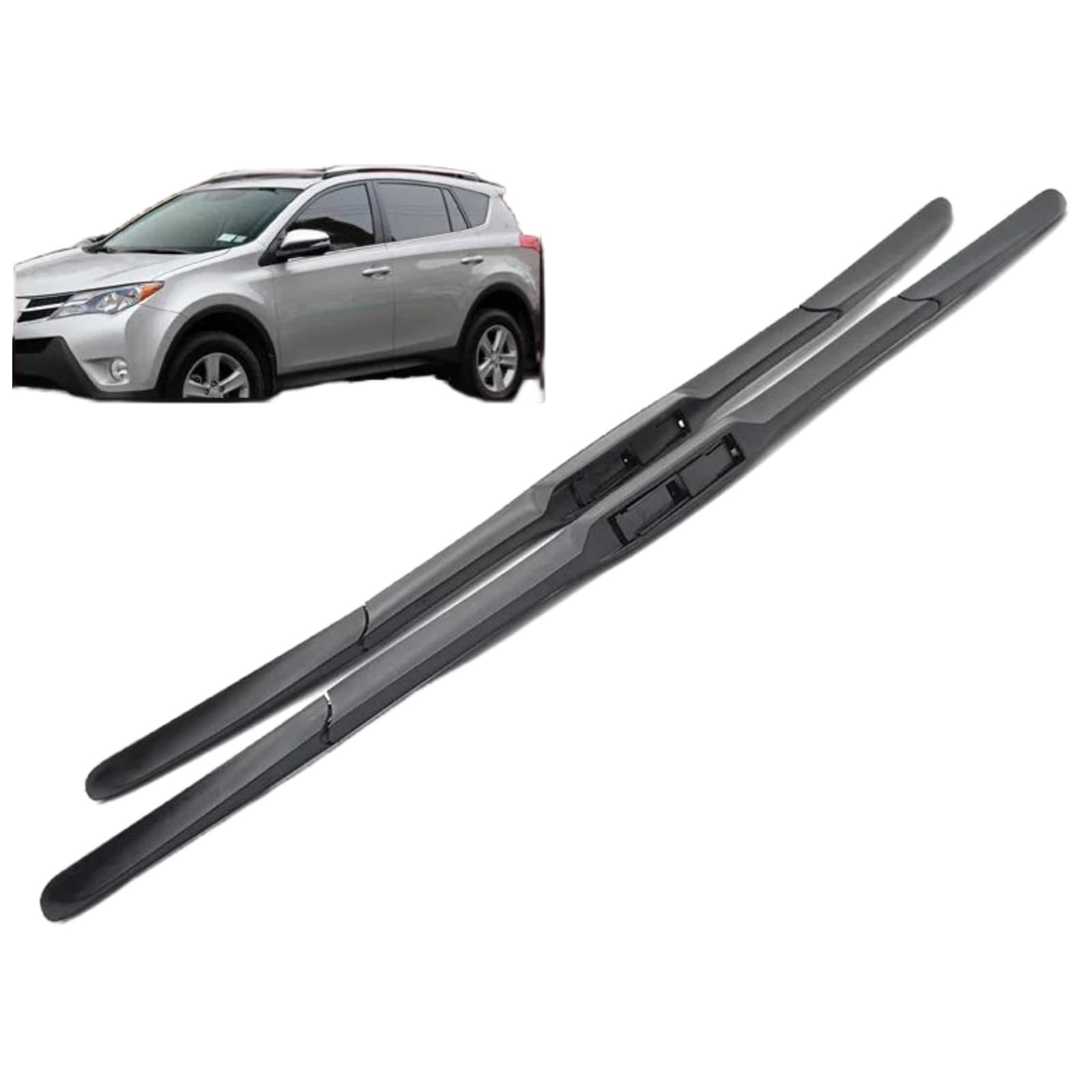 Scheibenwischer Vorne Wischer Klingen Für Toyota RAV4 XA40 2013-2018 26' + 16' Sauber Wischer Klingen von Generic