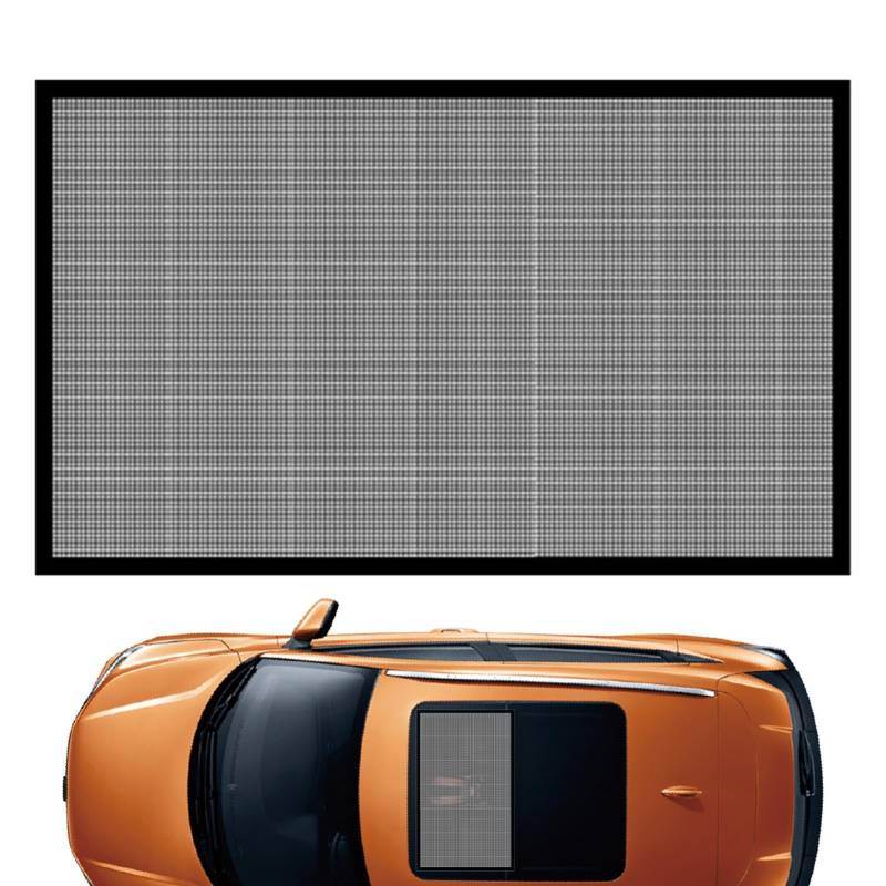 Schiebedach Schatten - Auto Monddach Mesh, Auto -Wärme -Isolat -Schutzabdeckung | Auto Schiebendach Sonnenschatten, UV -Blocking -Dachschatten, Hitzebeständiger Auto -Sonnenschutzschild Für Fahrzeuge, von Generic