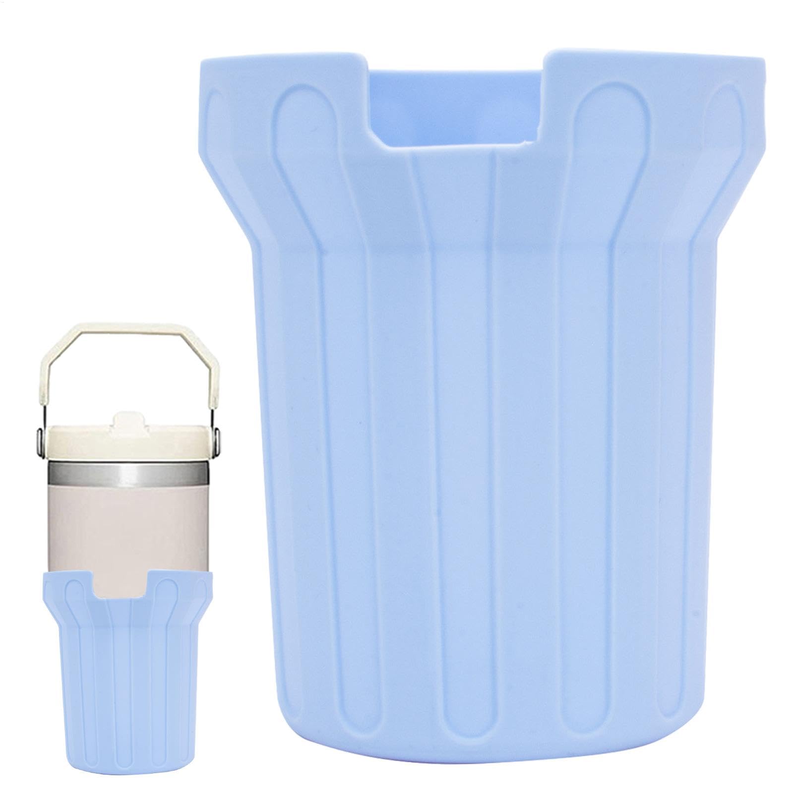 Silikonhülle für Wasserflasche, Silikon-Wasserflaschenstiefel, Flaschenhülle Wasserflaschenstiefel, Cup-Boot-Bodenhülle, Trinkflaschenabdeckung, Wasserflaschen-Bodenschutz, vermeidet Kratzer und Lärm von Generic