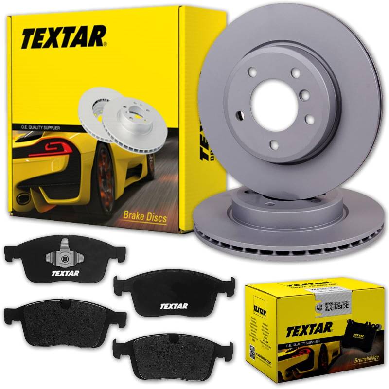 TEXTAR Bremsscheiben 324mm + Beläge vorne passend für XC60 Bj. 2008-2017 von Generic