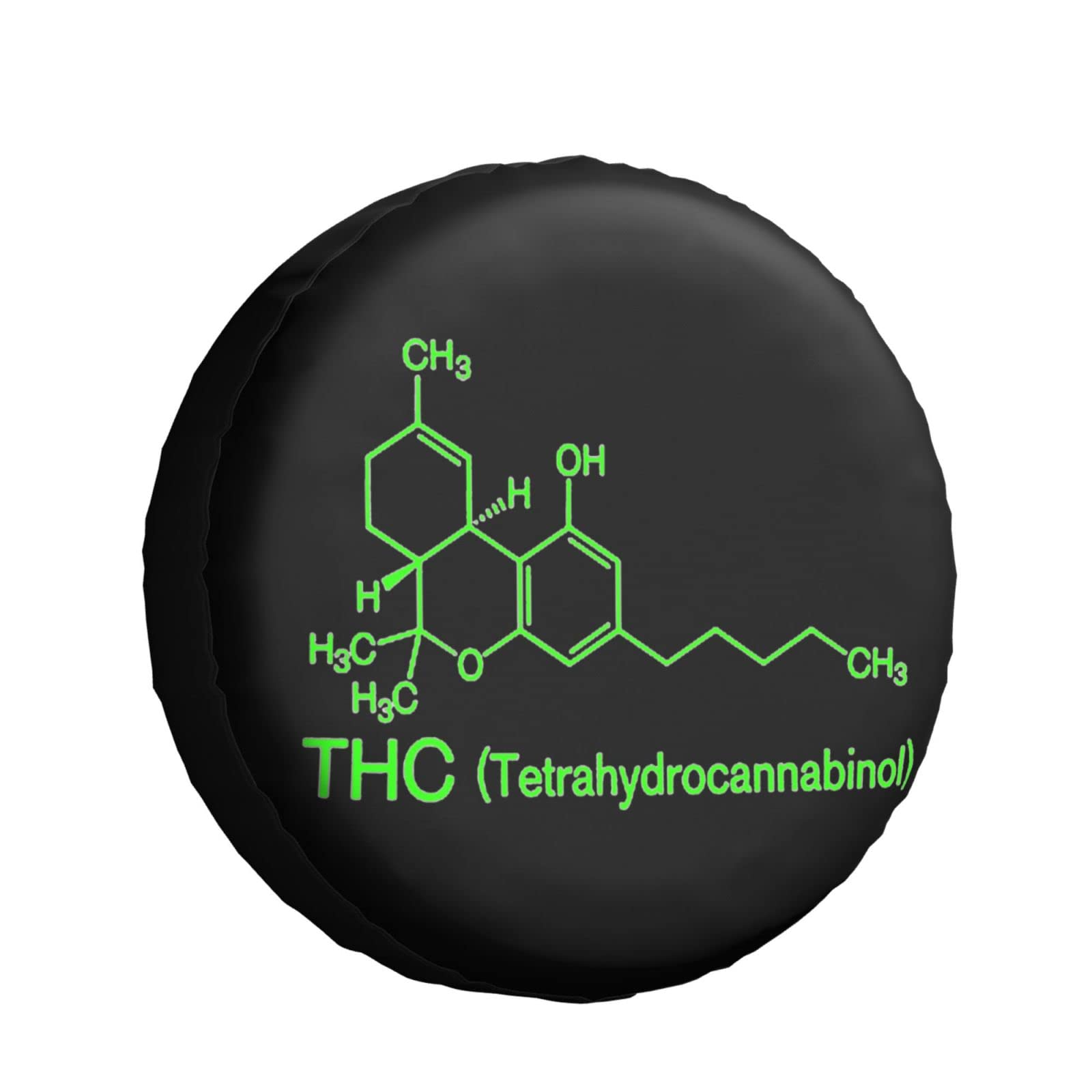 THC-Molekül Reifencover Dauerhaft Reserveradabdeckung Prämie Ersatzreifenabdeckungen Universal Für LKW Wohnmobil Rv 17Inch von Generic