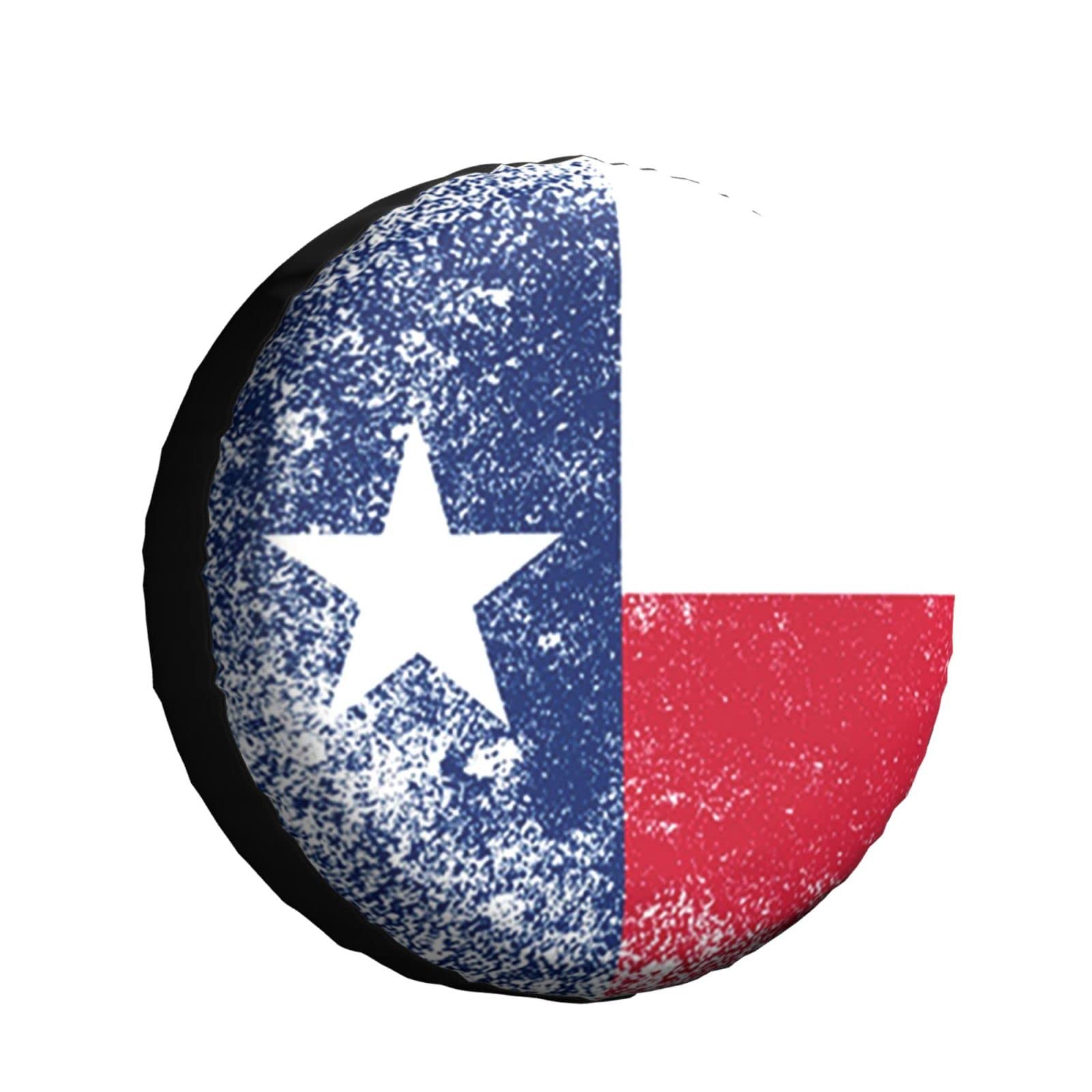 Texas-Flagge Reifencover Dauerhaft Ersatzreifenabdeckungen Prämie Radreifenabdeckung Universal Für LKW Rv Wohnmobil 15inch von Generic