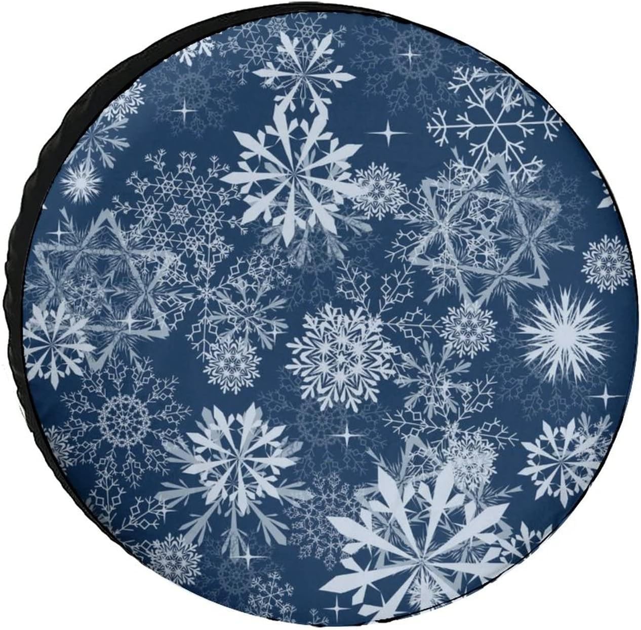 Tire Cover 3D Print - Wasserdichter, Windfester Und Staubdichter Ersatzreifen Abdeckungen Für Wohnmobile, Suvs, Trucks Und Campingfahrzeuge - PVC Leder Radabdeckung 17 Zoll -A-683435-9592010386 von Generic