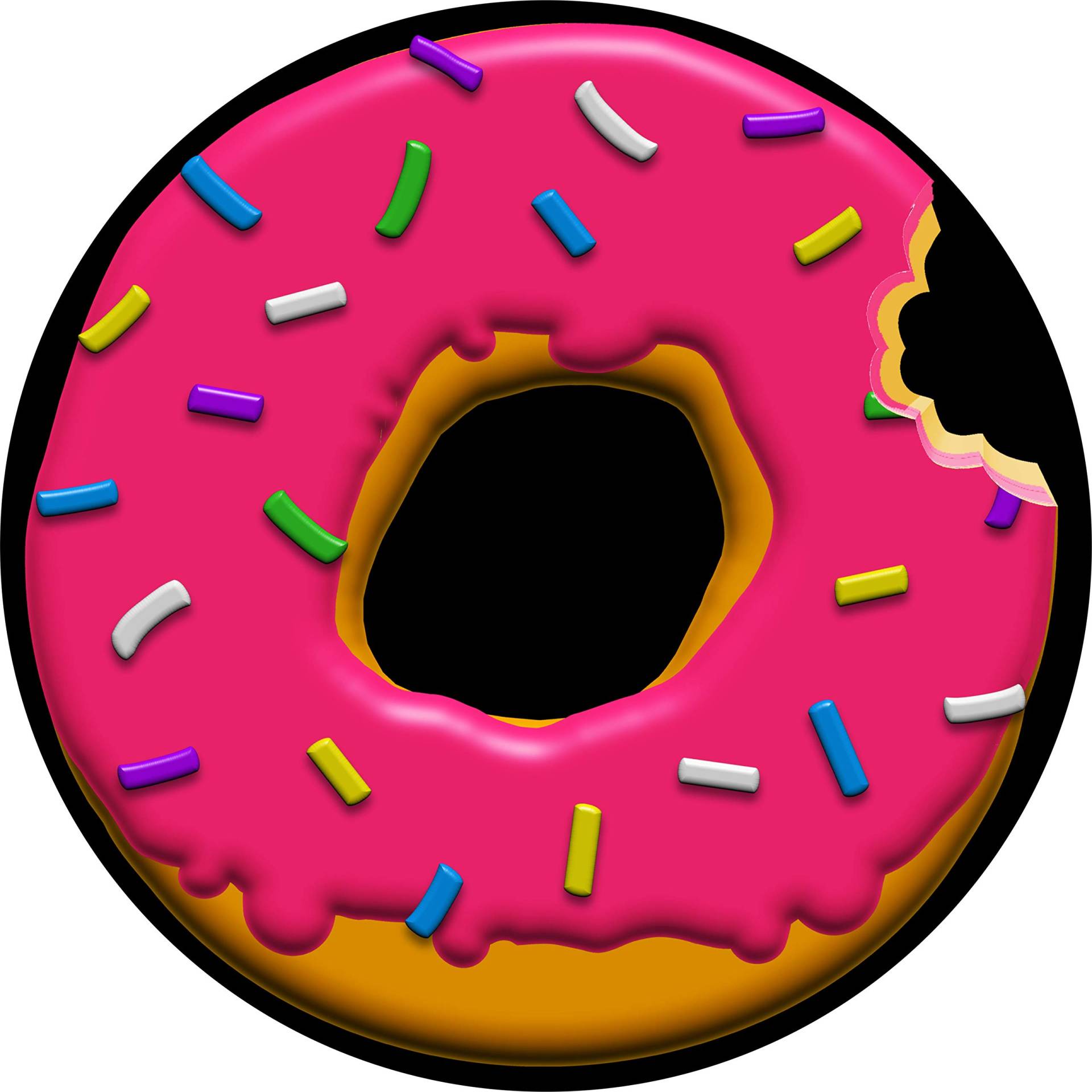 Tire Cover Donut Bite Rosa Zuckerguss Autoreifen Tasche Schmutzfest Reifenhülle Mit Kordelzug Ersatz Reifen Abdeckung Für Wohnmobile Viele Fahrzeug 4 Saison 14 inch von Generic