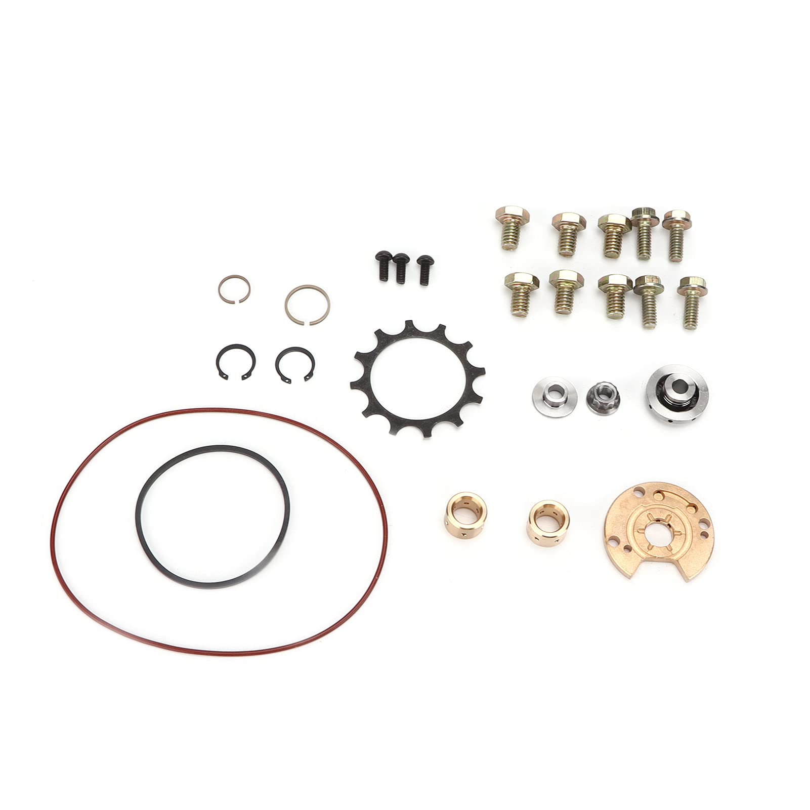 Turbo-Reparatur-Reparatursatz, Turbolader-Reparatur-Reparatursatz Turbo-Reparatursatz mit Zubehör Aluminium-Edelstahl-Gummi für 300D 300SD 3L T3 T4 Turbo von Generic