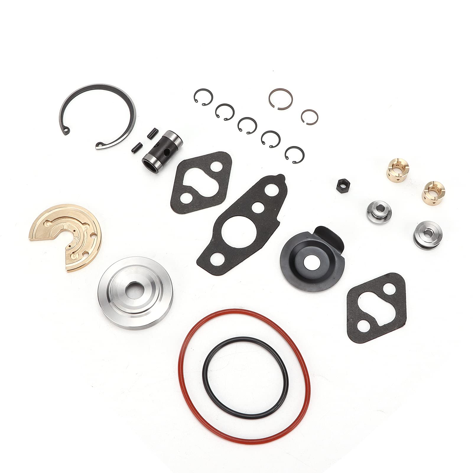 Turbo Reparatur Verbessertes Rebuild -Kit, Turbo Reparatur -Kit mit Zubehör Aluminium Edelstahl Gummi -Turbolader -Reparatur -Kit für CT9 Starlet Glanza Ep91 4efte GT EP82 von Generic