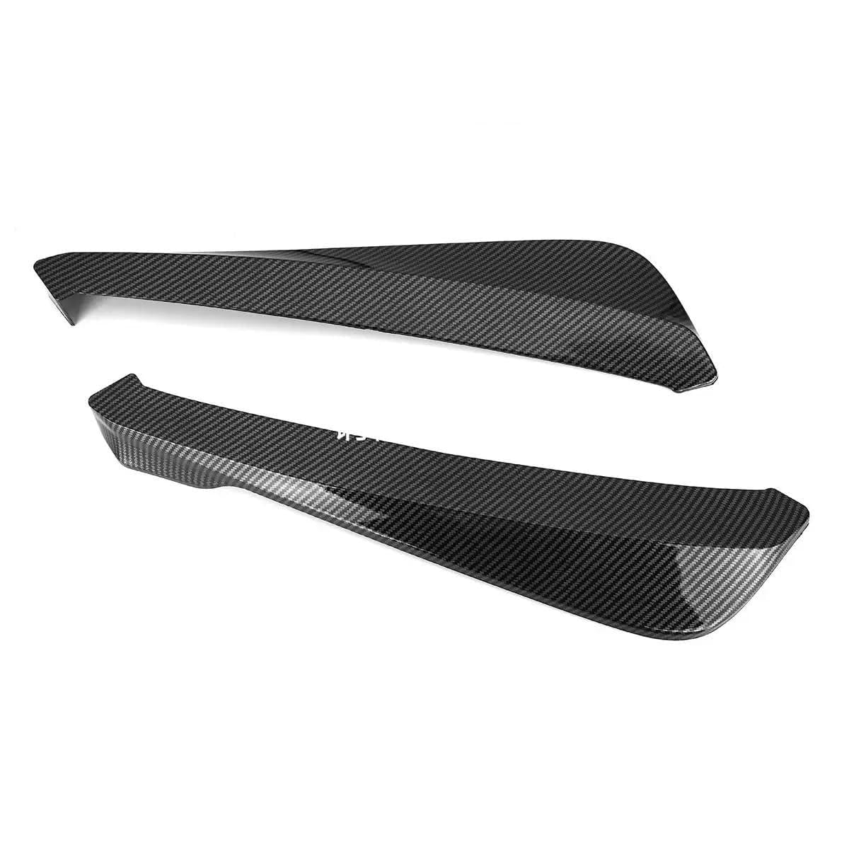 Universal Auto Heckstoßstange Lippe Diffusor Splitter Spoiler Kratzschutz Kompatibel mit BMW E90 E92 Lexus Subaru Infiniti Q50 (Kohlefaser-Optik) von Generic