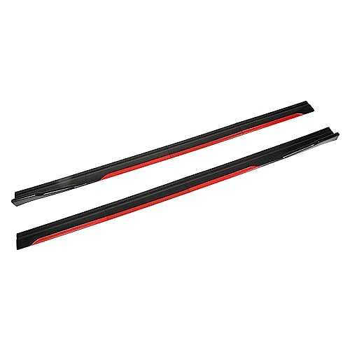 Unifür Versal Car Body Styling Seitenschweller Schwarz Rot Zierteil Splitter Diffusor Winglet für von Generic