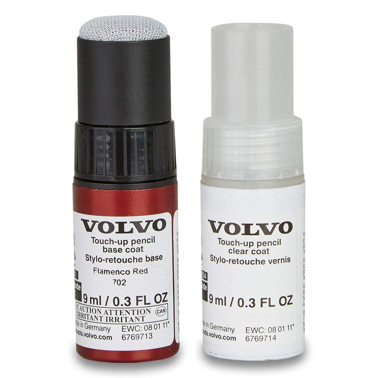 VOLVO Original Lack 702 Ausbesserungslack Flamenco red pearl Stift Satz 31283179 OE von Generic