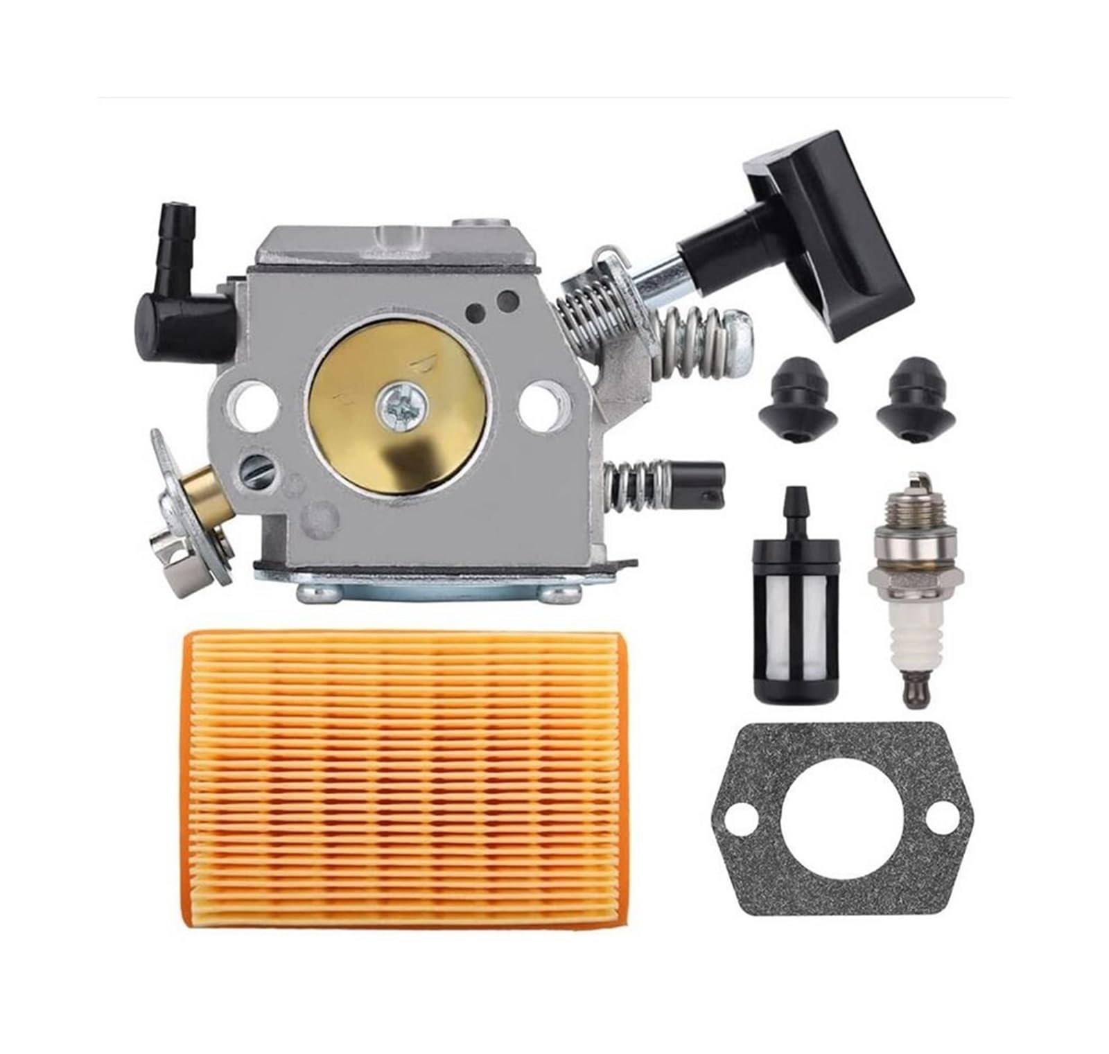 Vergaser für Rasenmäher Für STIHL BR320 BR340 BR380 BR400 BR420 SR320 SR340 SR400 SR420 Rucksack Gebläse Vergaser Kraftstofffilter Vergaser Kit von Generic