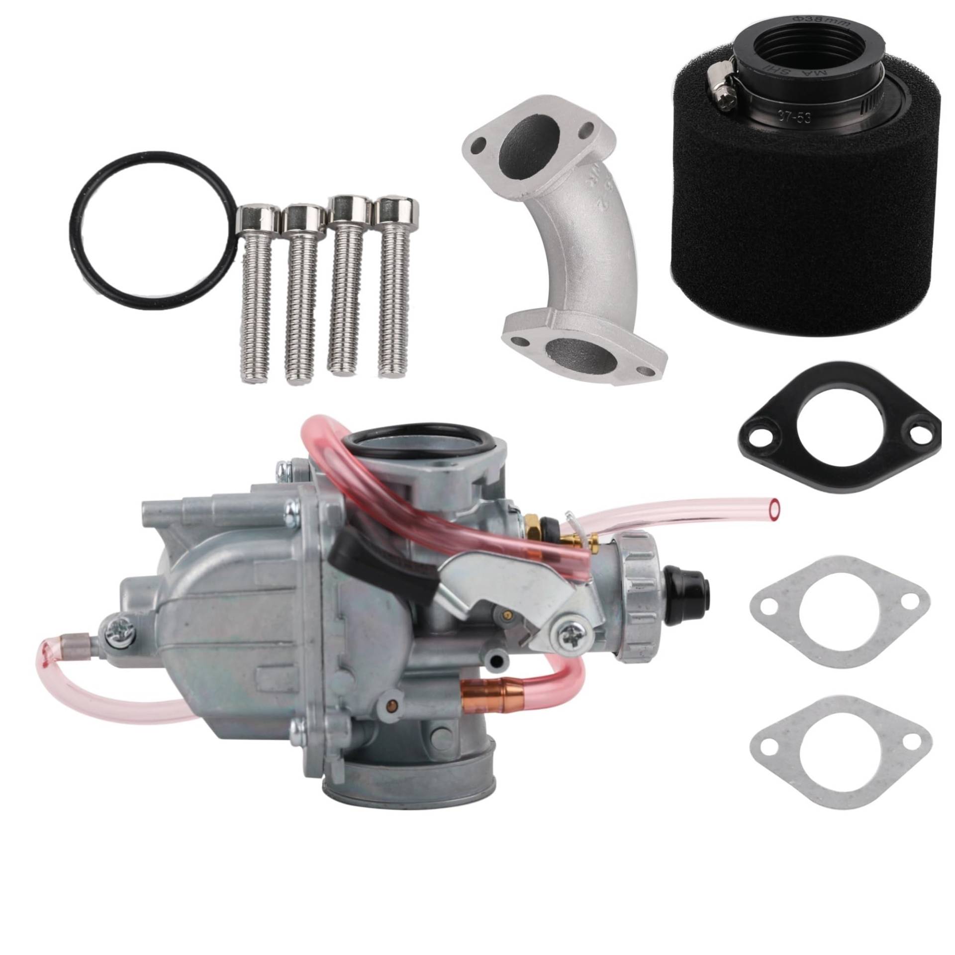 Vergaser für Rasenmäher PZ26 26mm Carb für Mikuni VM22 Vergaser für Ansaugrohr für Pit Dirt Bike 110 125 140 150 160ccLifan YX Zubehör(Combination) von Generic