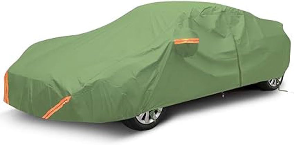 Vollgarage Fürs Auto Kompatibel Mit Holden Ute (2013-2018)| Außen- Und Innenbereich Winddicht Wasserdicht UV-Schutz Plane(Green,Thick (with Cotton)) von Generic