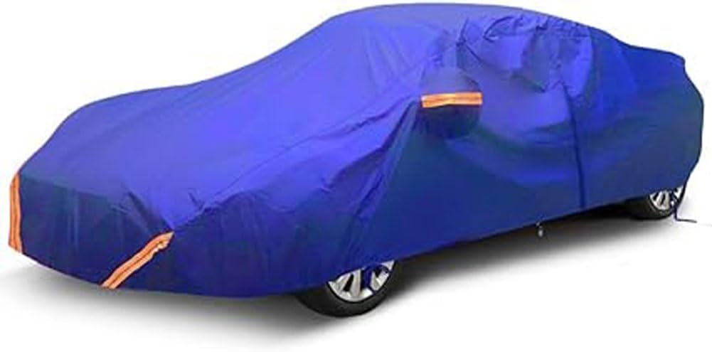 Vollgarage Fürs Auto Kompatibel Mit Honda Prelude IV 1992-1996| Außen- Und Innenbereich Winddicht Wasserdicht UV-Schutz Plane(Blue,Thick (with Cotton)) von Generic