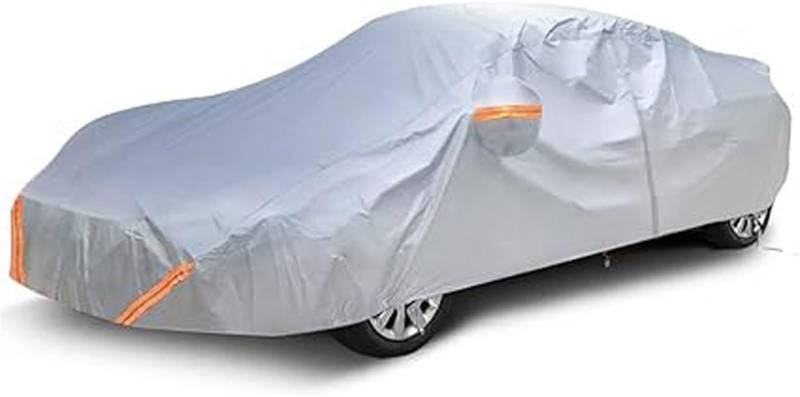 Vollgarage Fürs Auto Kompatibel Mit 𝐌ini Cooper Roadster 2011-2015| Außen- Und Innenbereich Winddicht Wasserdicht UV-Schutz Plane(White,Thin) von Generic