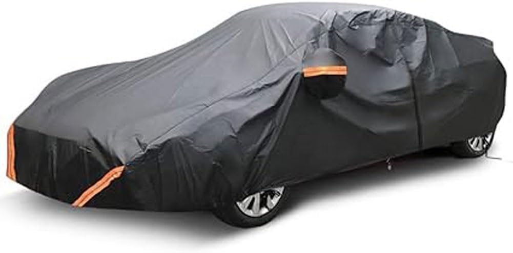 Vollgarage Fürs Auto Kompatibel Mit VW Golf VI Cabrio 2011-2016| Außen- Und Innenbereich Winddicht Wasserdicht UV-Schutz Plane(Black,Thick (with Cotton)) von Generic