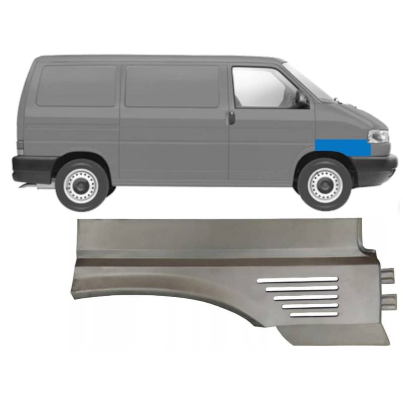 Für Vw T4 Caravelle 1996-2003 Vorne KotflÜgel Reparaturblech/Rechts von Generic